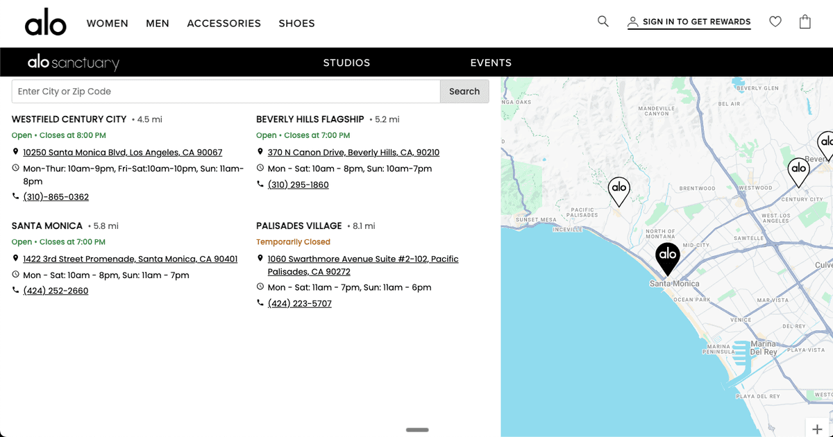 Desktop Map View